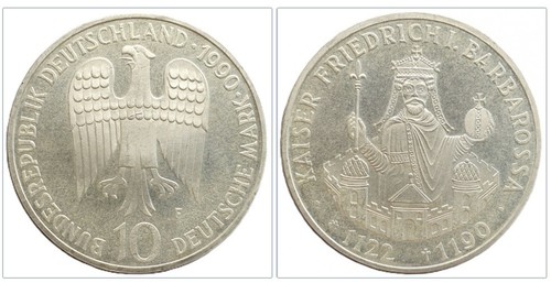 Brd deutsche mark 1990 - 10,