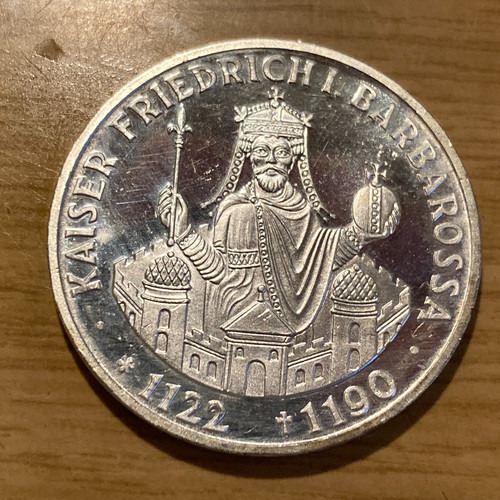 Silber gedenkmünze - 10, dm