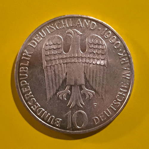 Gedenkmünze brd 1990 - dm,