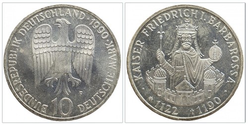 Deutschland mark 1990 - 1990, –