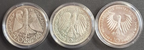 Brd silber gedenkmünzen - 10,