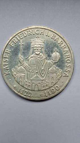 Silber münze brd dm 1990 - 10,