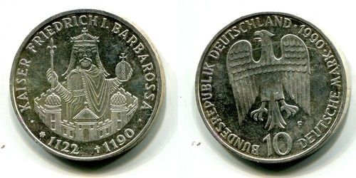 Brd 1990 silber - 1990,