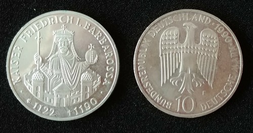Brd 1990 f gedenkmünze - f,